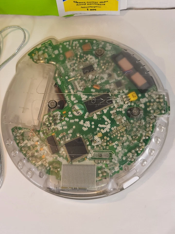 Sony Walkman D-FJ003FP Clear Federal Prison CD Player Radio+HEADPHONES READ INFO - Image 3 of 4