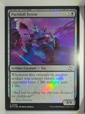 Pactdoll Terror - C99 - Foil - MTG - Aetherdrift (DFT)