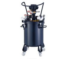 Secchio a pressione pneumatico miscelatore automatico pistola a spruzzo vernice multicolore