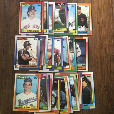 #ad 185 YOU PICK 1 2017 TOPPS REDISCOVER BUYBACK BRONZE FOIL 1990 TOPPS SET BREAK $4.50
