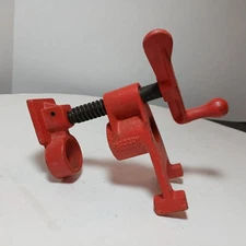 BESSEY H-Style 3/4 in. Black Pipe Clamp Fixture - One side only