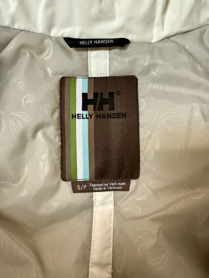 Chaqueta de esquí/nieve con cremallera para mujer Helly Hansen en blanco/verde - talla pequeña Foto 3 de 4