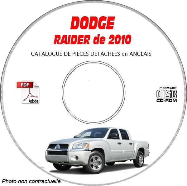 Catalogue RAIDER 10 DODGE pour trouver les bonnes pièces CD-