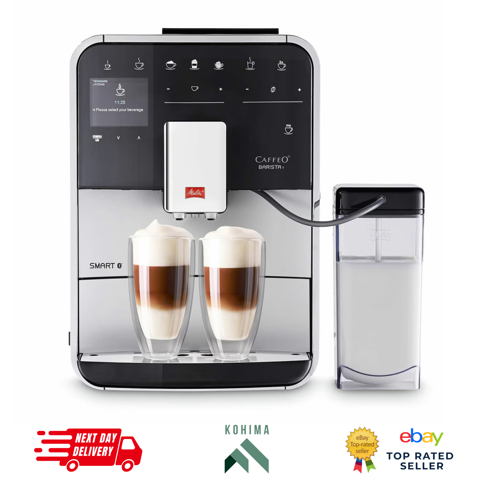 Melitta Barista T Smart Silver Bean to Cup Coffee Machine | Full Setup F83/0-101