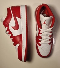Nike Air Jordan 1 Low-38,5 -Rosso e bianco-Nuovo  nella confezione-100% original