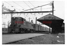 25FF443 RP 1950s  PENNSYLVANIA READING SEASHORE LINE LOCO #6013 FRANKFORD JCT