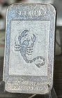 VINTAGE NATIONAL MINT OF CANADA .999 FINE SILVER ART BAR - ZODIAC SCORPIO