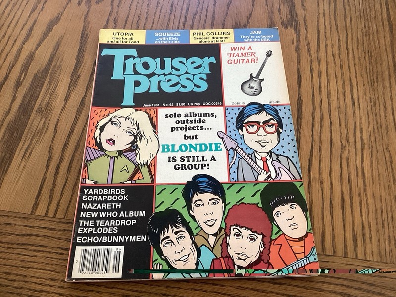 Trouser Press Magazine 1981 No. 62 Blondie Rock Alternative