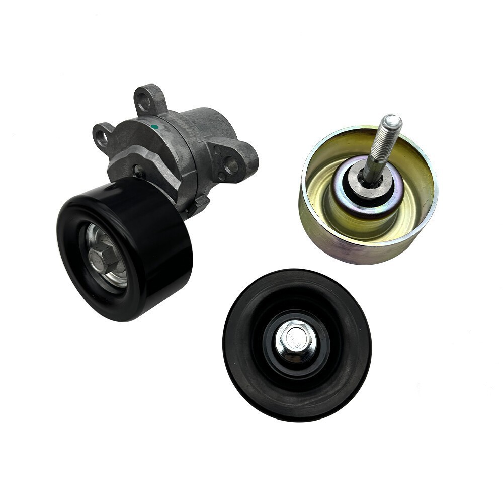 3x Belt Tensioner Pulley & Belt Pulley Kit For Nissan Altima Maxima Murano NEW