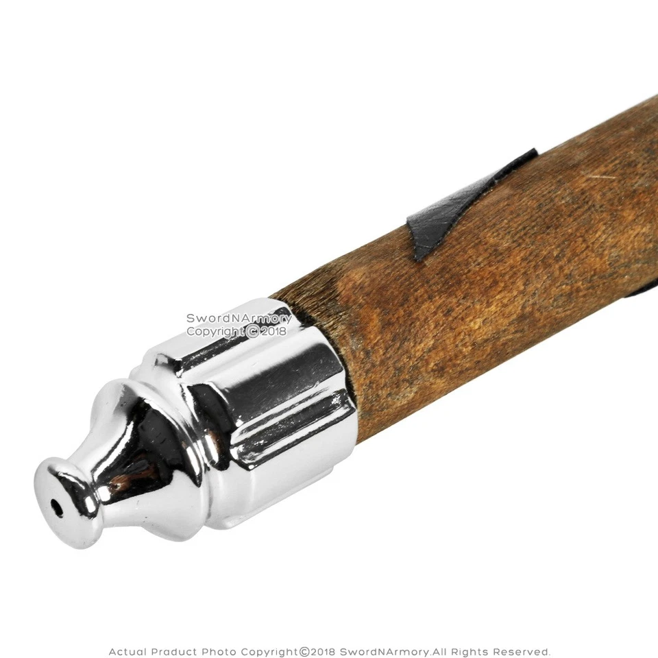 19" Tomahawk Axe With Pipe Cosplay Decorative Reenactment Blade - Image 4 of 4