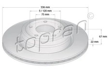 Disque de frein BMW 3,3
