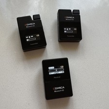 COMICA Boomx-D Wireless Lavalier Microphone, 2.4G Dual Lapel Mic