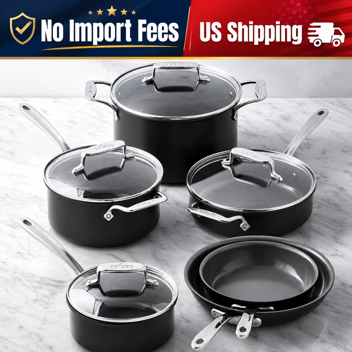 (新品未使用品) All-Cladのステンレス製ストレーナー3点セット All-Clad Cookware Sets for sale - eBay