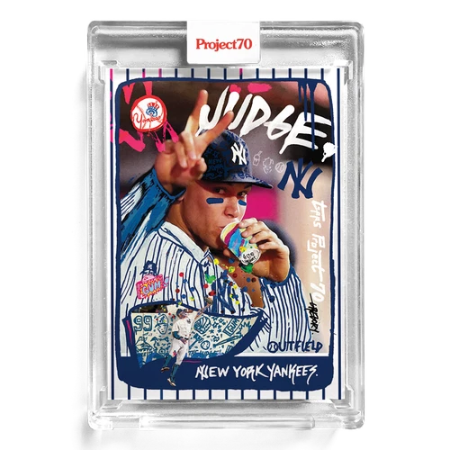 🔥 2021 Topps Project 70 Card 58 Aaron Judge by Siff - NY Yankee Sold-out 🔥