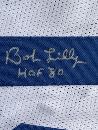 Bob Lilly Signed Dallas Cowboys #74 Full Size Jersey JSA Authenticated HOF 80 - Picture 2 of 6