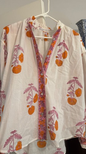Alix of Bohemia Blouse S Cotton