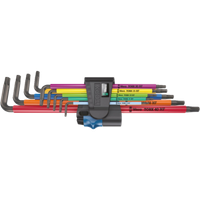 Wera 967/9 Tx Xl Multicolour Hf 1 WinkelschlüSselsatz Haltefunktion Lang 9-Tlg.