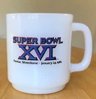 Vintage! Glasbake  Super Bowl XVI - 1982 / Mug