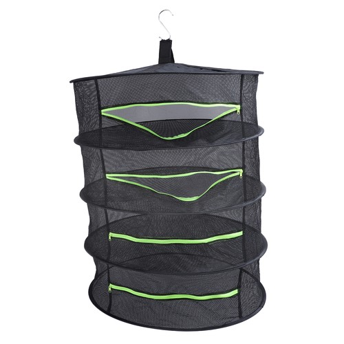  Hanging Drying Rack Plant Dryer Net Waterproof Top For Grow Tents - Picture 14 of 22