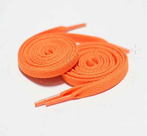 FLAT NEON Colored Shoelaces Sport Shoe Strings Athletic Sneakers Boot Laces - Picture 28 of 29