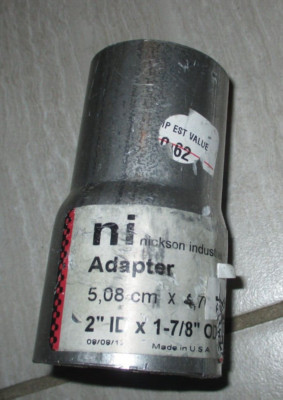 NICKSON 17528 EXHAUST PIPE ADAPTER 2'' ID x 1 7/8'' OD *BRAND NEW*