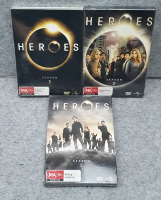 NEW Series 3 PACK: HEROES 1 2 & 3 DVD BOXSET Region 4 PAL Free Fast Post