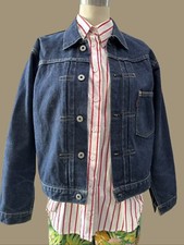 LEVIS BIG E MADE IN JAPAN 71 506 XX JEANS DENIM JACKET  36'' BLUE MINT VINTAGE