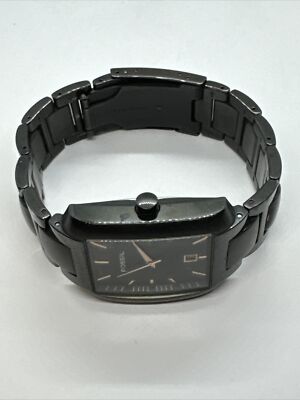 Fossil FS4120 Men's Black Stainless Steel Analog Dial Quartz Wrist