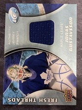 2009-10 Upper Deck Ice Fresh Threads FT-JG Jonas Gustavsson Toronto Maple Leafs