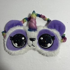 Claire  s Unicorn white purple beauty eye mask sleep mask light out eyes soft
