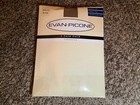 3 pairs - Evan Picone sheer pantyhose, color dark beige, size: CD — photo 1