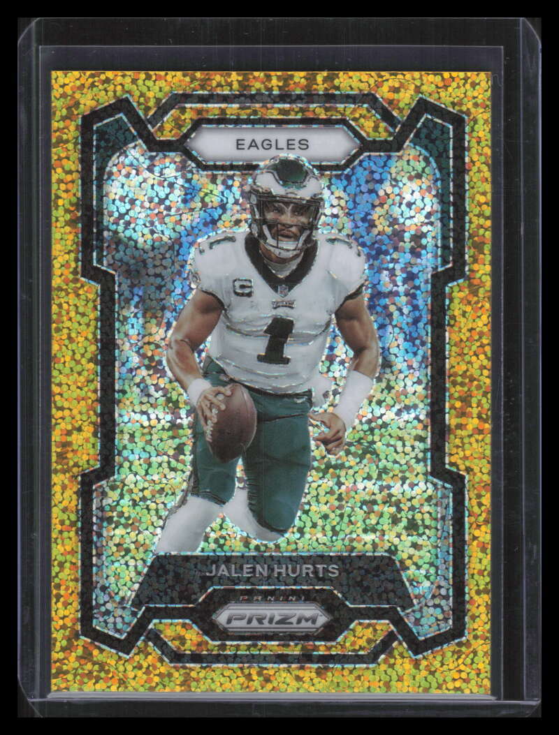 2023 Panini Prizm Prizms Gold Sparkle Refractor 244 Jalen Hurts 11/24