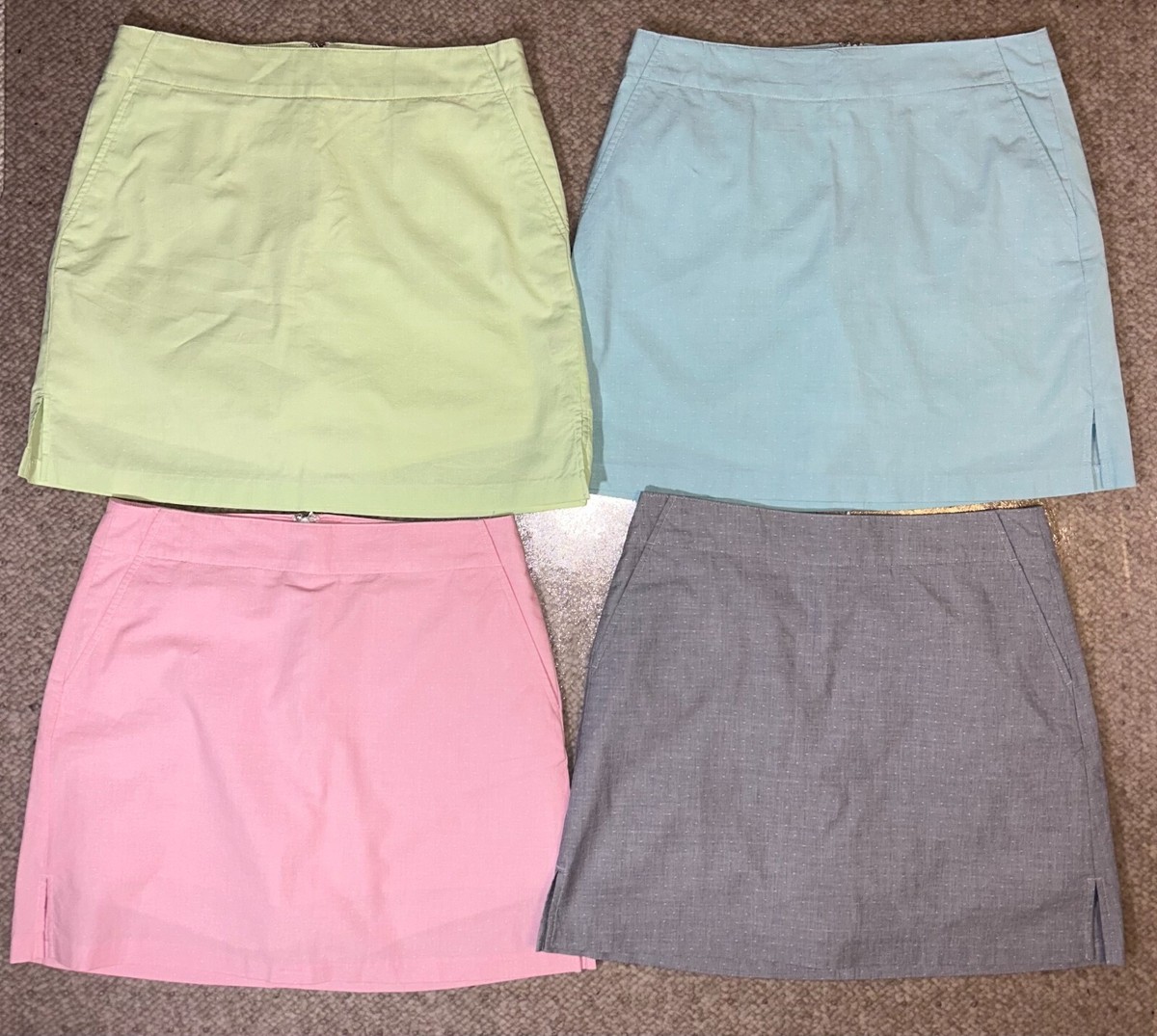 Lot of Lady Hagen Essentials Women's Oxford Dot Golf Skort Size