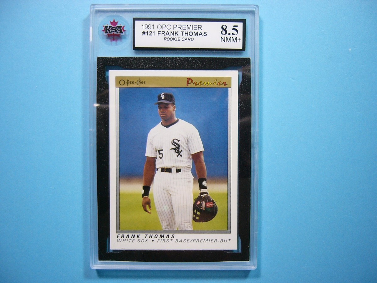 1991 O-PEE-CHEE PREMIER MLB BASEBALL CARD 121 FRANK THOMAS ROOKIE