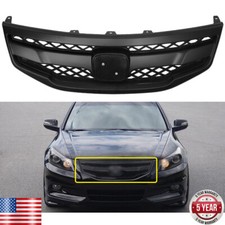 Matte Black Jdm Sport Style Front Bumper Mesh Grille For Honda Accord 2011 2012 Matte Black Jdm Sport Style Front Bumper Mesh Grille For Honda Accord 2011 2012