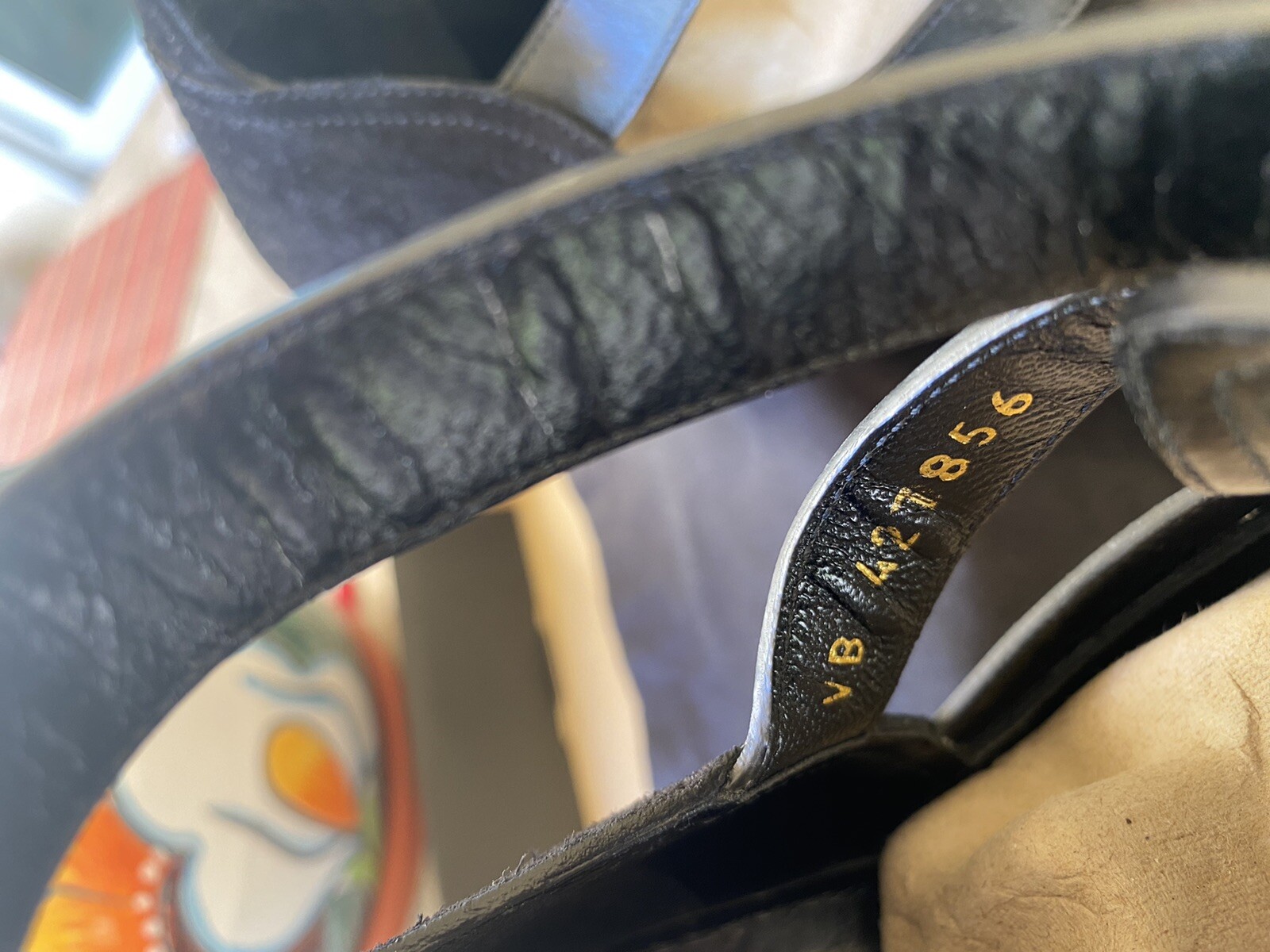 Stivaletti Saint Laurent neri scamosciati tacco basso 36 5 YSL