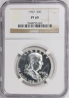1957 PROOF FRANKLIN HALF DOLLAR 50C NGC PF 69    002