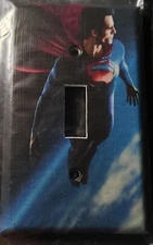 Custom Handmade Superman #2 - Light Switch Covers Various Styles