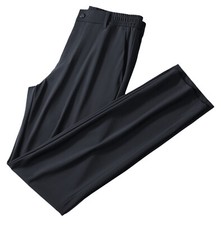 Men Golf Pants Outdoor Trousers Lightweight Casual Pants Flexible Waist Summer