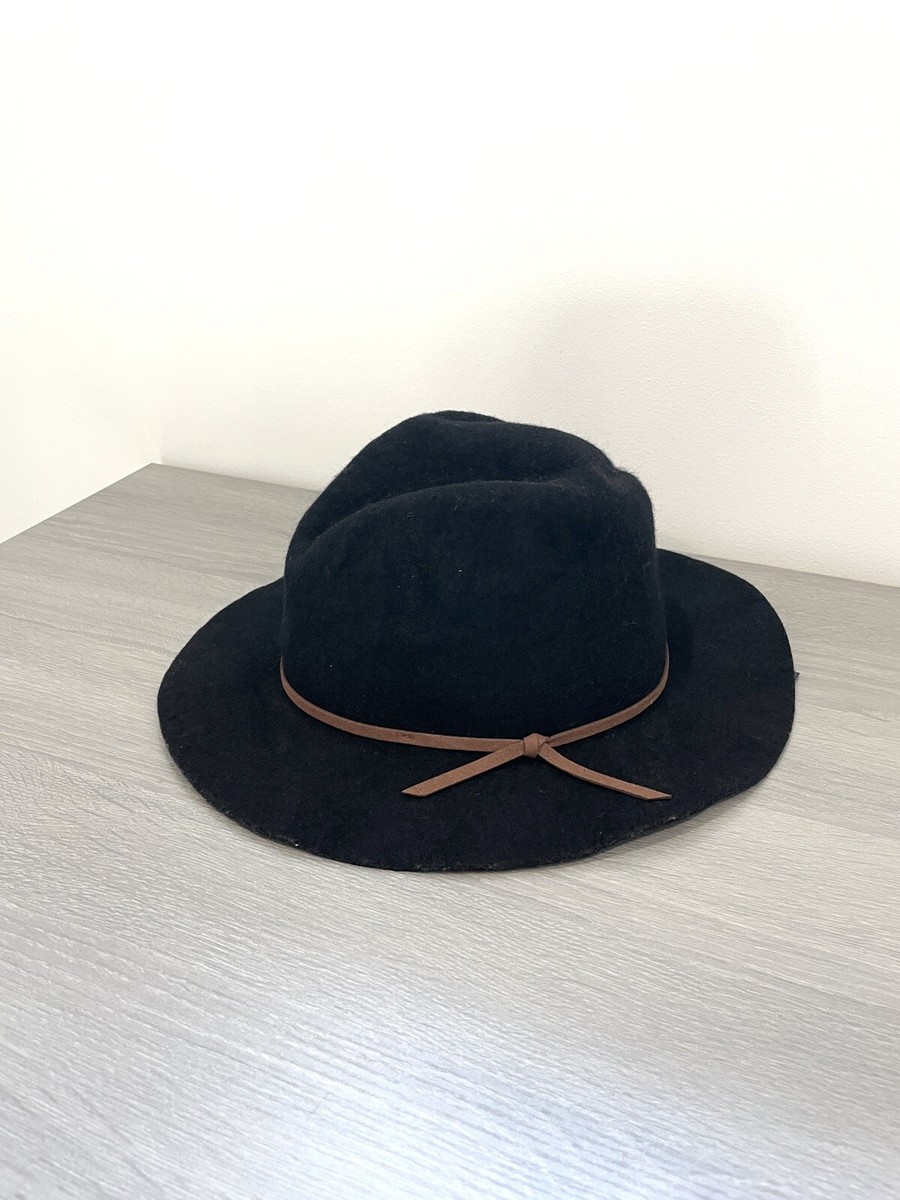 Brixton Black Valley Fedora 100% Felt Wool Hat | eBay