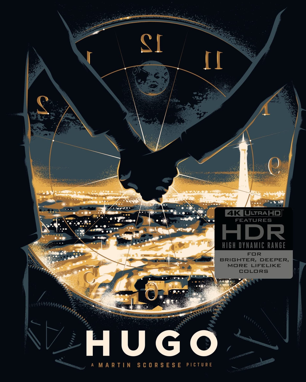 Hugo (4K UHD Blu-ray) Asa Butterfield Chloë Grace Moretz Ben Kingsley