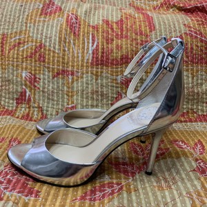 silver vince camuto heels