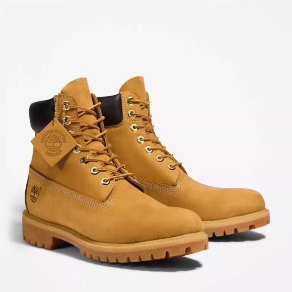Timberland Premium 6 inch Waterproof Boot Wheat Nubuck - Wide
