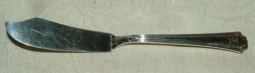 1932+ Master Butter Knife WALLACE Sterling Georgian Colonial Initial K 40.2 gram