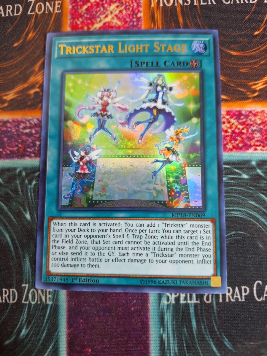 Yu-Gi-Oh! Trickstar Light Stage MP18-EN069 Ultra Rare 1st Edition