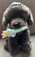 2013 FAO Schwarz Brown Dog NY New York Statue of Liberty Plush Toys R Us 9 inch