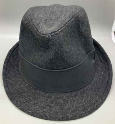 Vintage Stetson All American Fedora Hat S/M Wool Blend Black  display picture 1