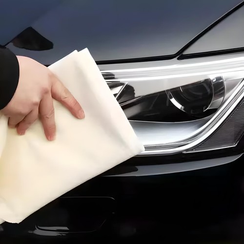 Car Cleaning Cloth Washing Absorbent Drying Shammy Towe Natural Chamois Leather - Picture 5 of 12