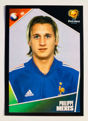2004 Panini UEFA EURO Portugal # 102 Philippe Mexes France sticker