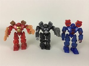 JA-RU XBotz Snap A Bot Lot 2019 Red Robot Blue Black Pose Em Robots Interchange | eBay